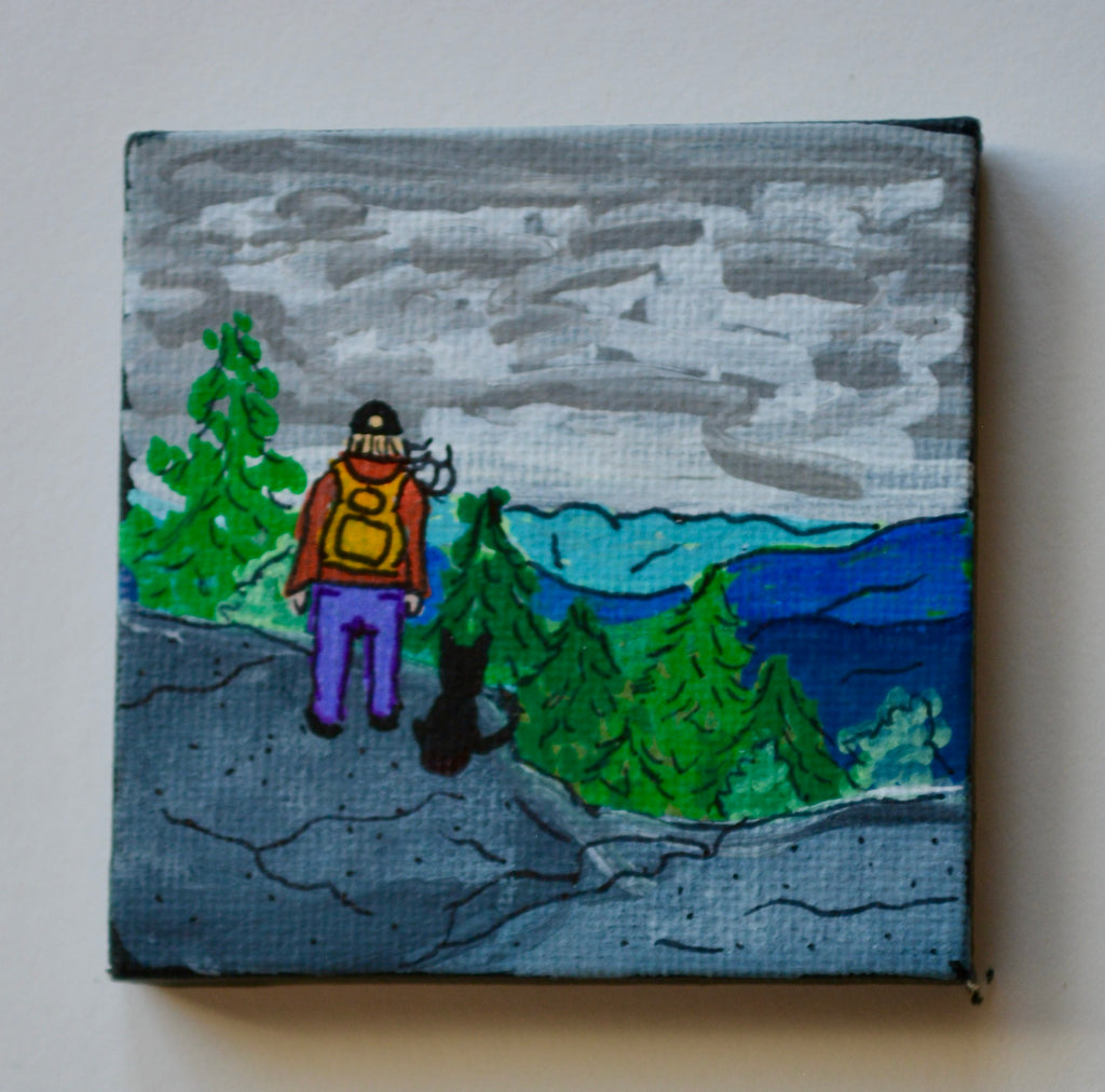Mini Canvas Cloudy Hike