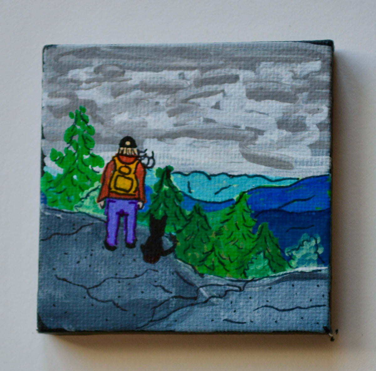 Mini Canvas Cloudy Hike