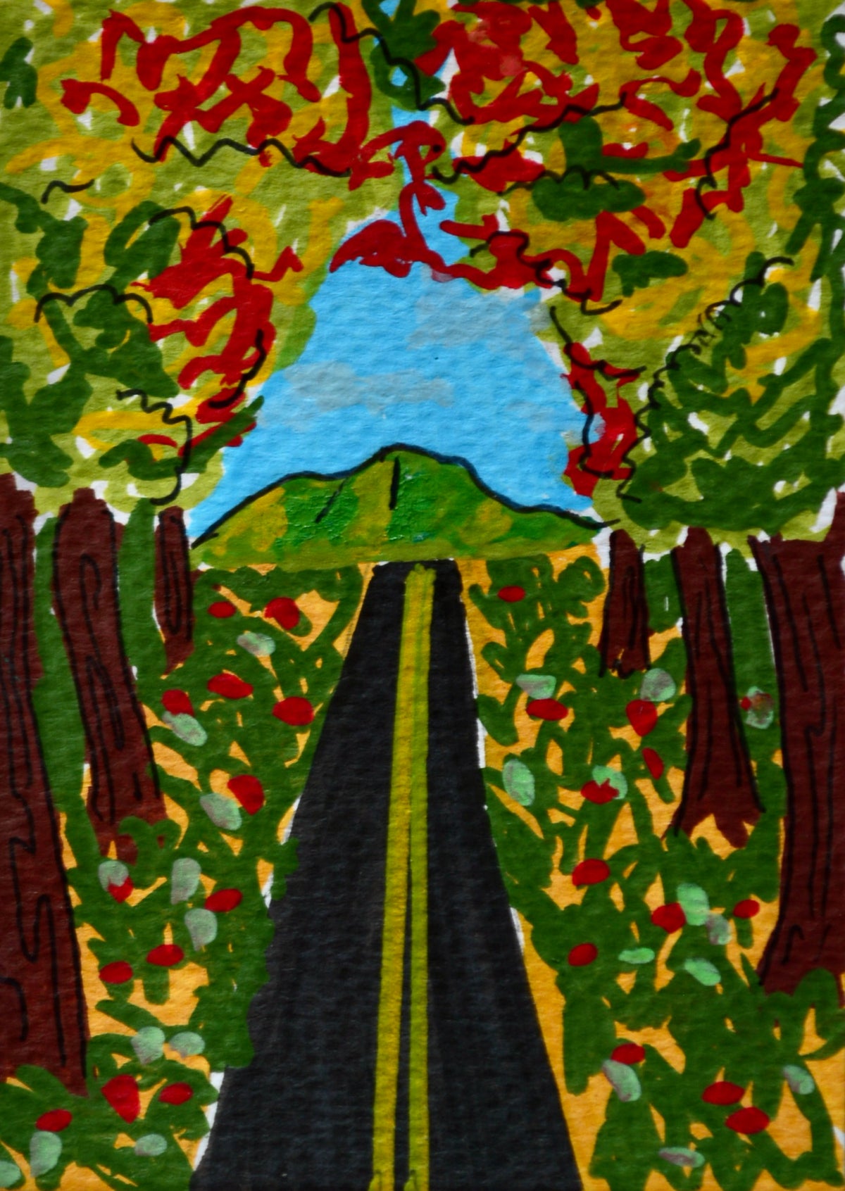 ACEO Autumn Drive