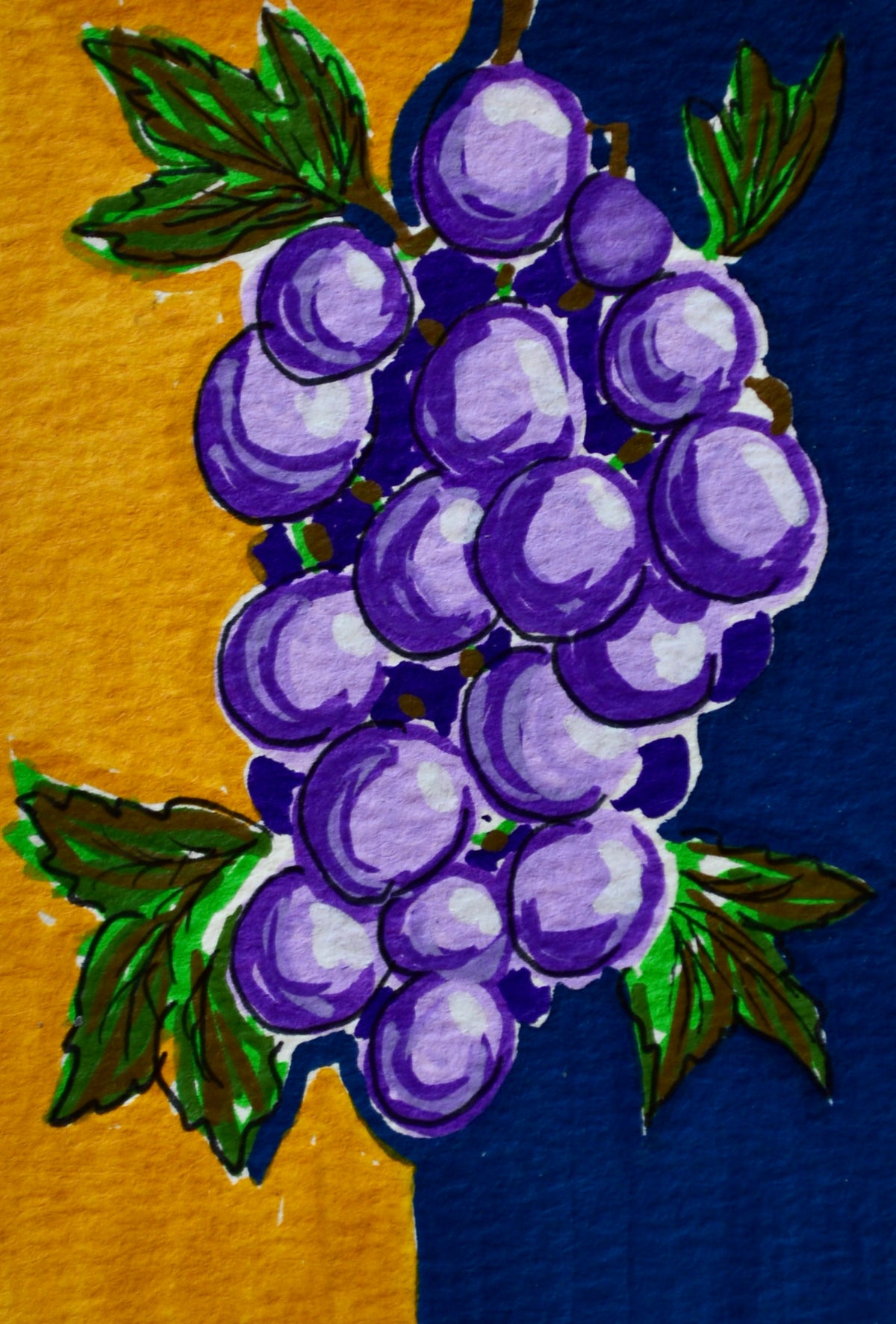 ACEO purple grapes