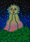 ACEO sun touched