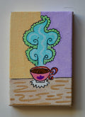 Mini Canvas Cup of Tea