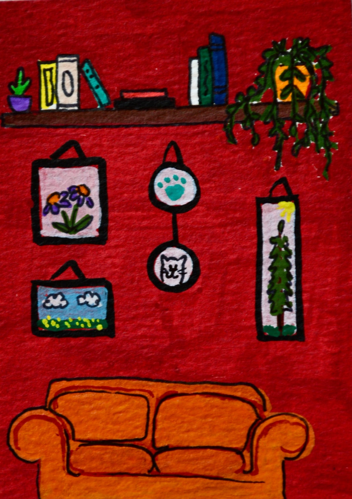 ACEO book nook